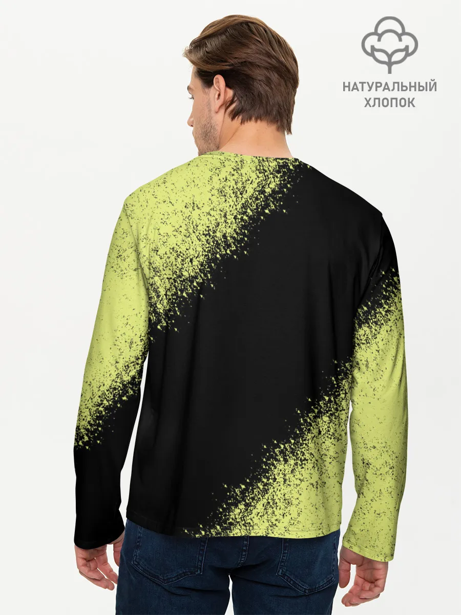 Мужской лонгслив базовый / Авокадо