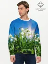 Мужской лонгслив базовый / Подснежники