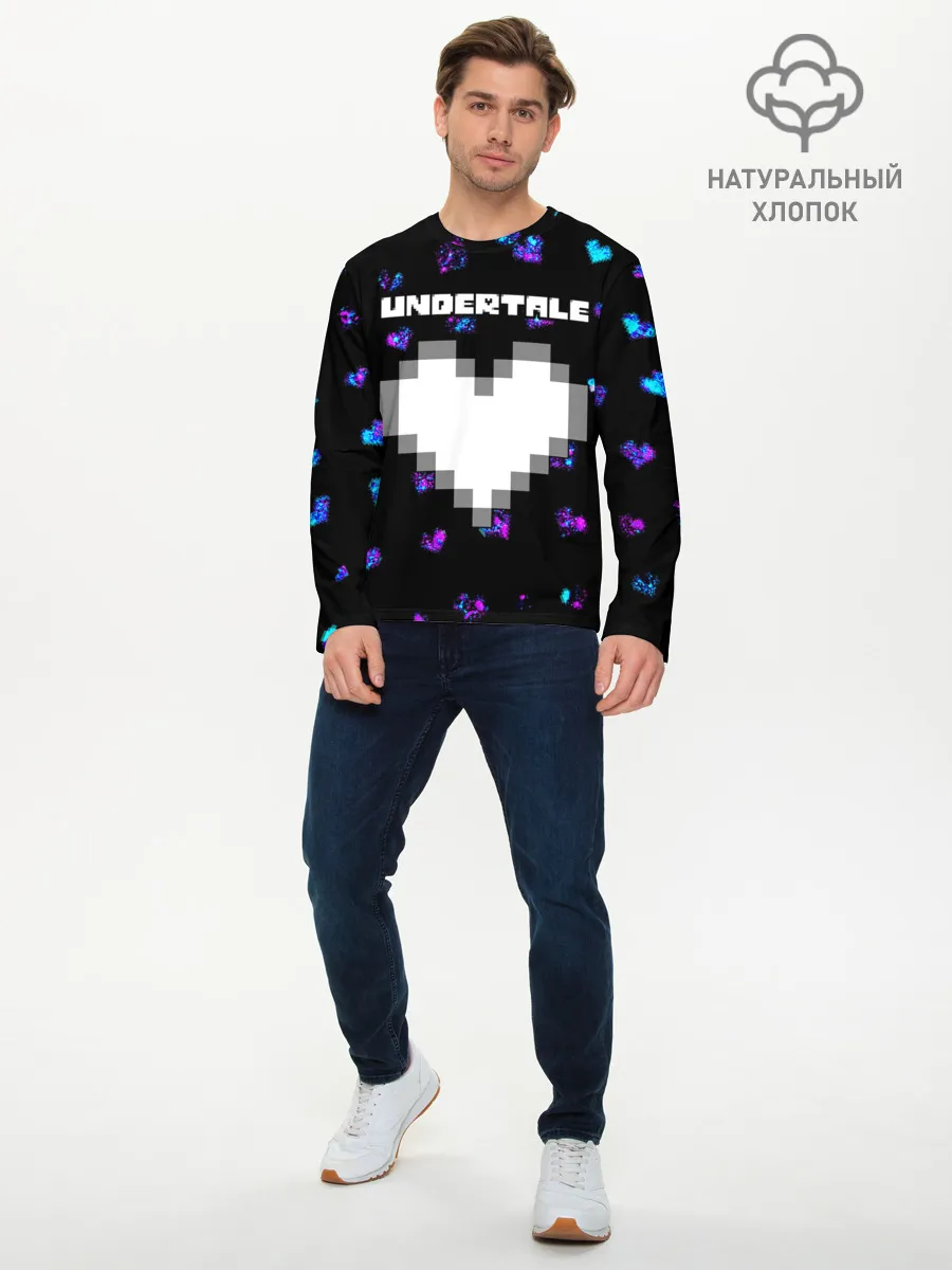 Мужской лонгслив базовый / UNDERTALE / АНДЕРТЕЙЛ