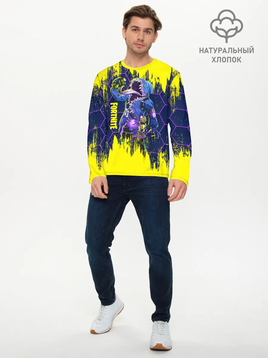 Мужской лонгслив базовый / Fortnite Big Mouth