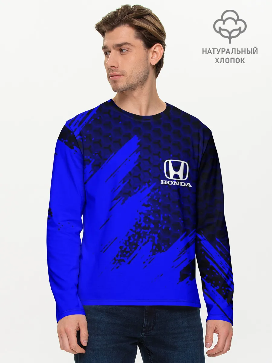 Мужской лонгслив базовый / HONDA