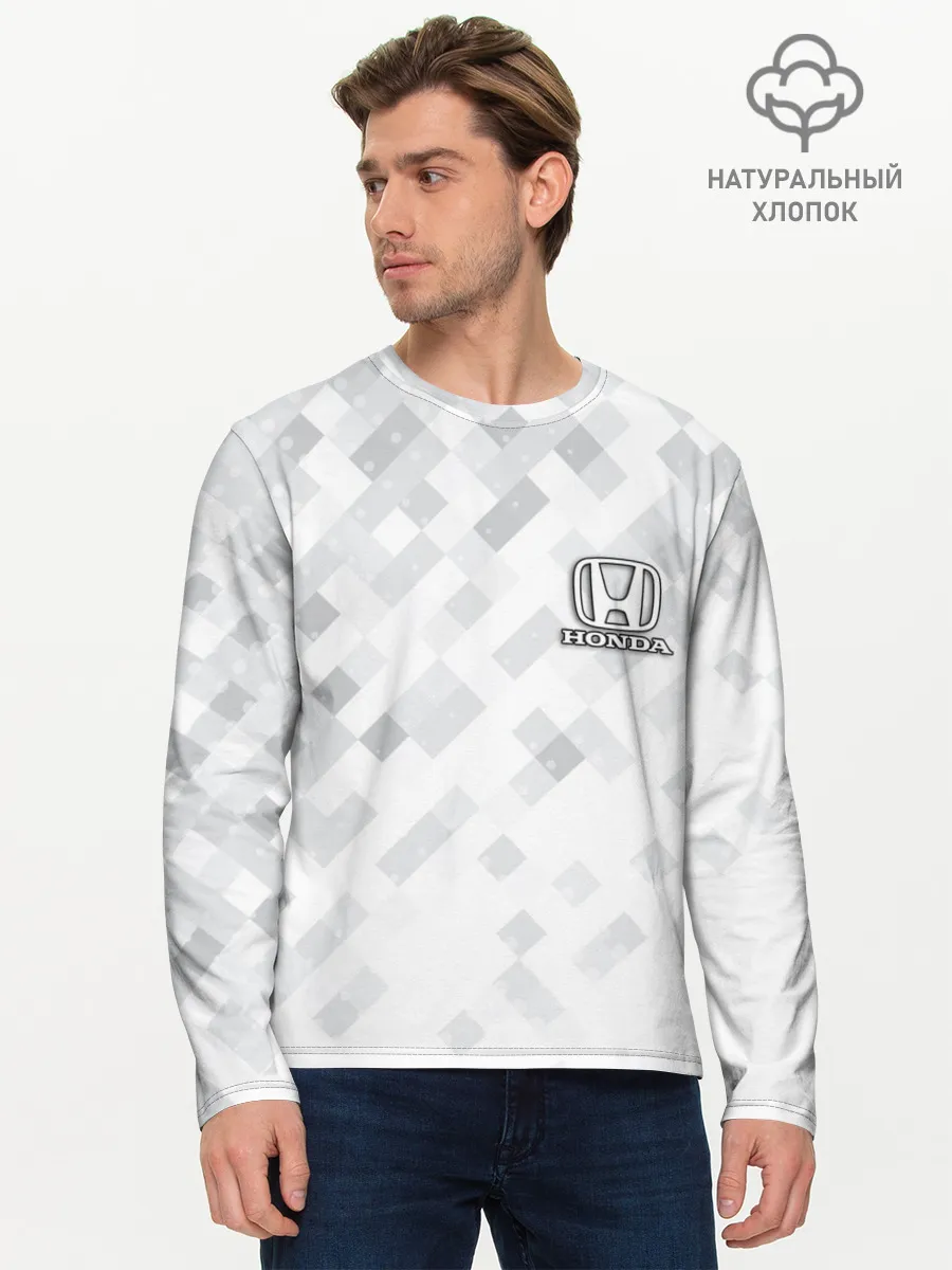 Мужской лонгслив базовый / HONDA