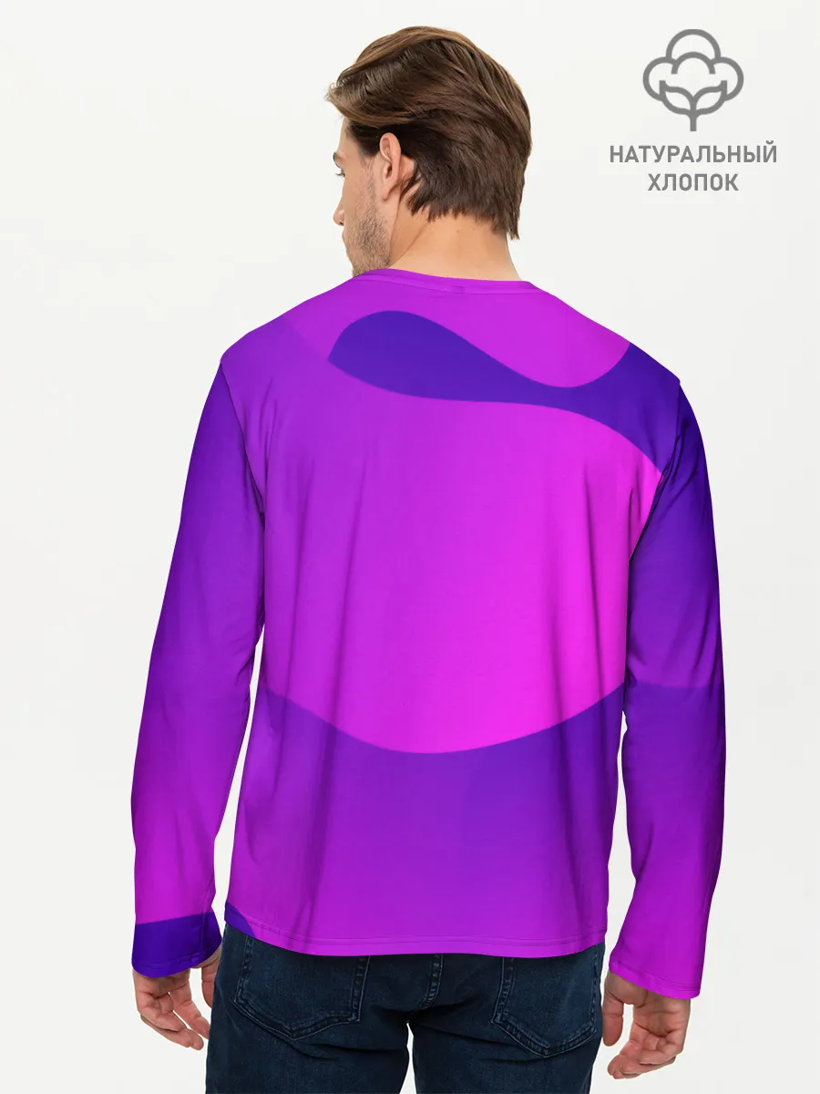 Мужской лонгслив базовый / НЕОНОВАЯ ГЕОМЕТРИЯ