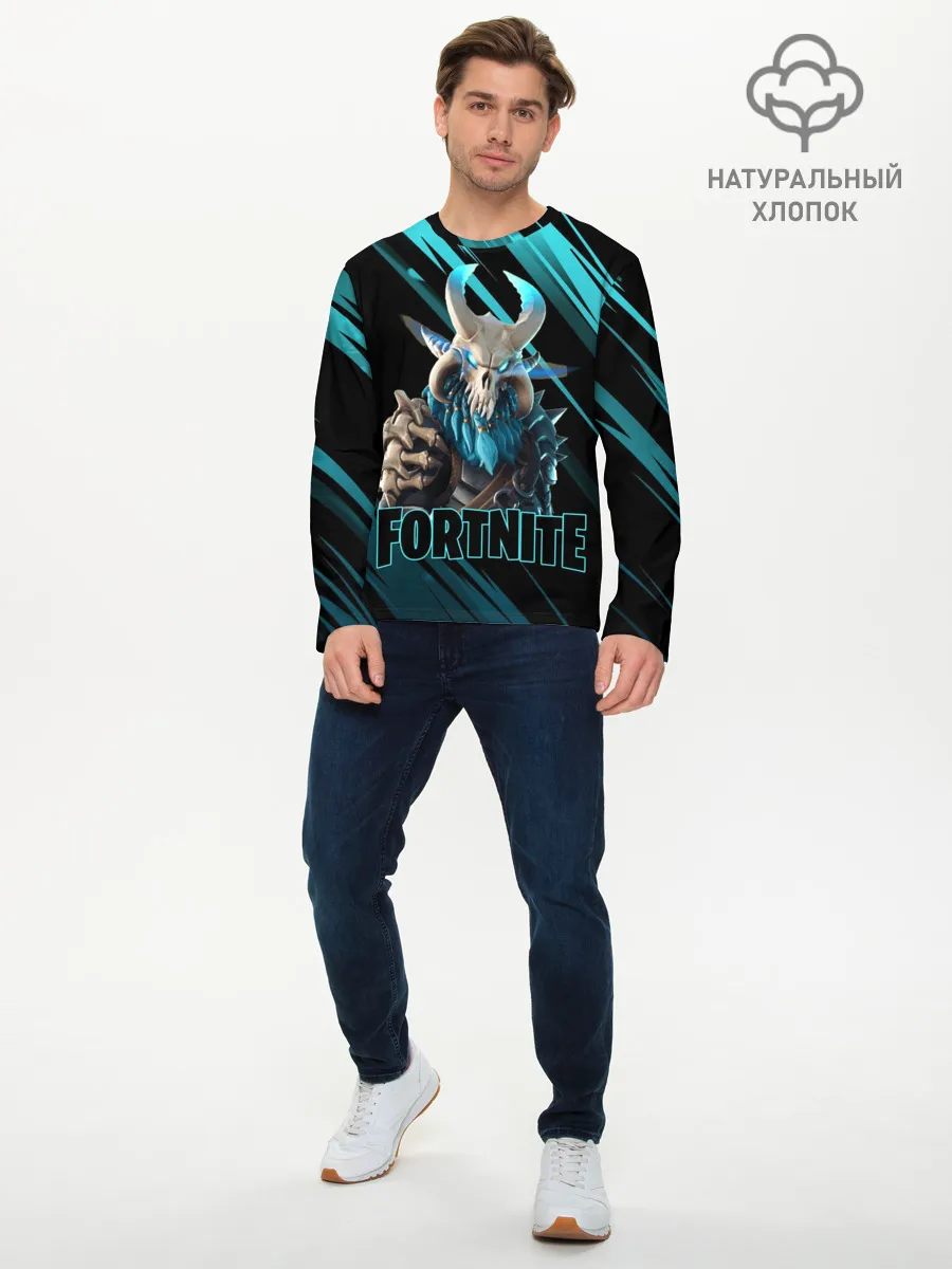 Мужской лонгслив базовый / Fortnite | Фортнайт