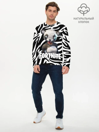 Мужской лонгслив базовый / Fortnite | Panda