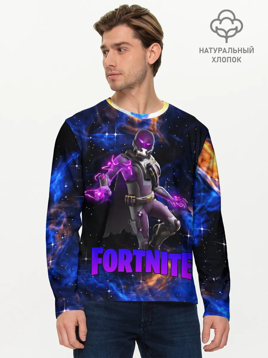 Мужской лонгслив базовый / Фортнайт | Fortnite