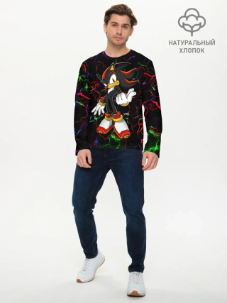Мужской лонгслив базовый / Соник | Sonic