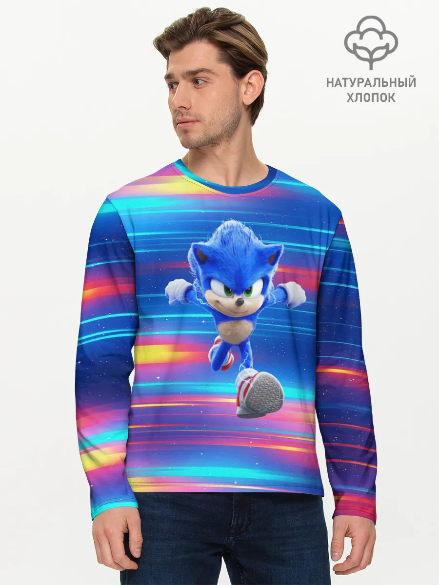 Мужской лонгслив базовый / Sonic | Speed