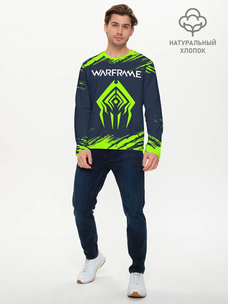 Мужской лонгслив базовый / WARFRAME / ВАРФРЕЙМ
