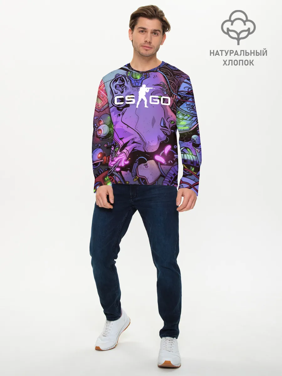 Мужской лонгслив базовый / CS GO