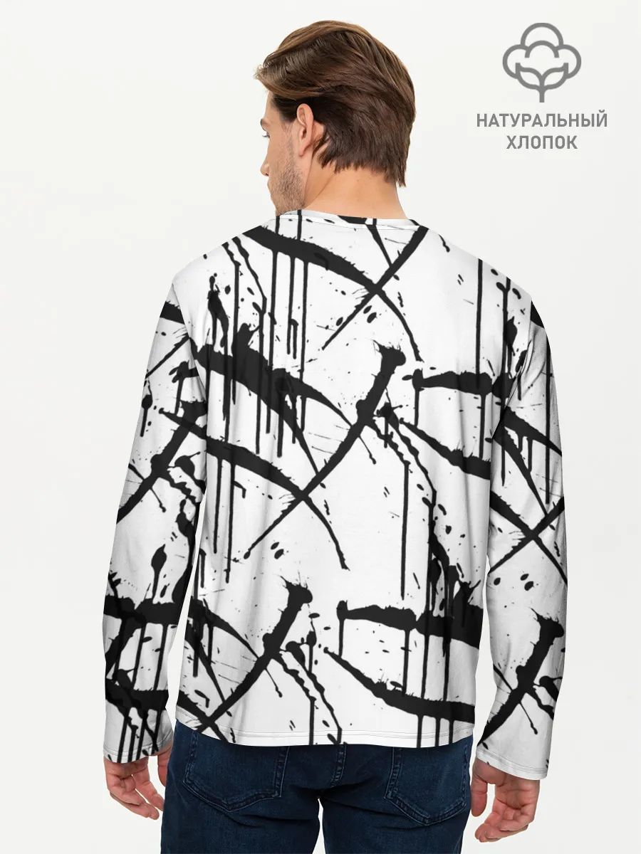 Мужской лонгслив базовый / Токийский гуль