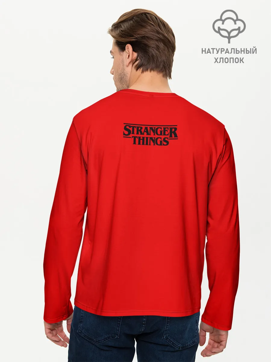 Мужской лонгслив базовый / Очень странные дела