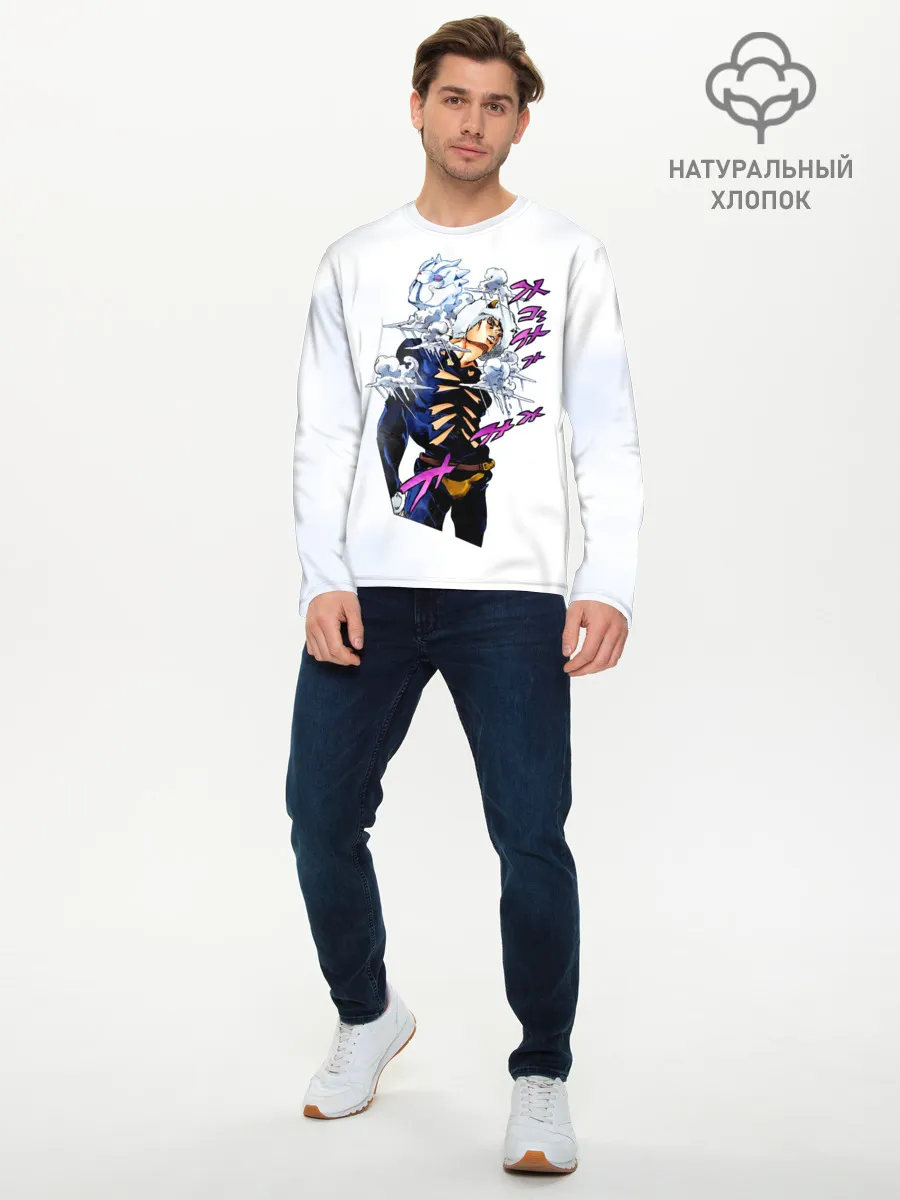 Мужской лонгслив базовый / JoJo Bizarre Adventure