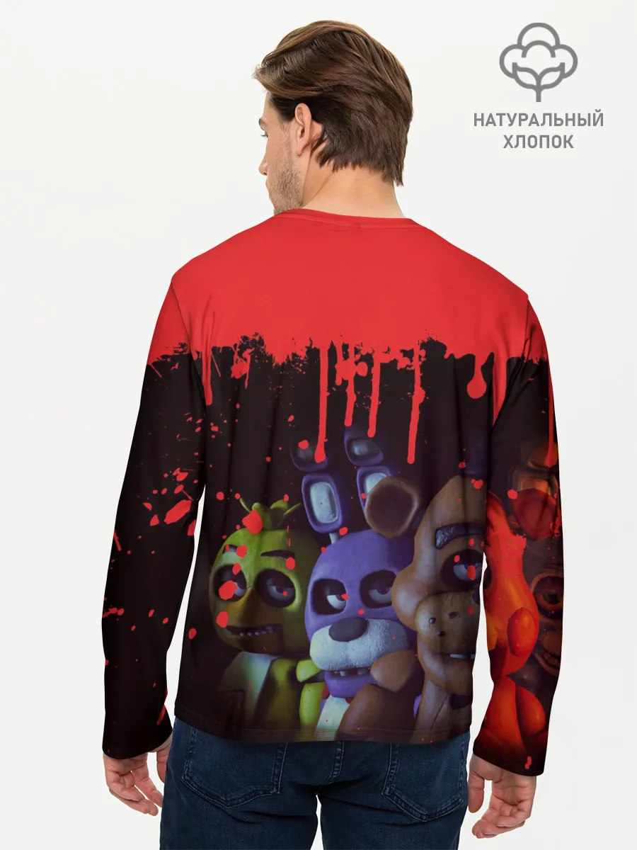 Мужской лонгслив базовый / Five Nights At Freddys