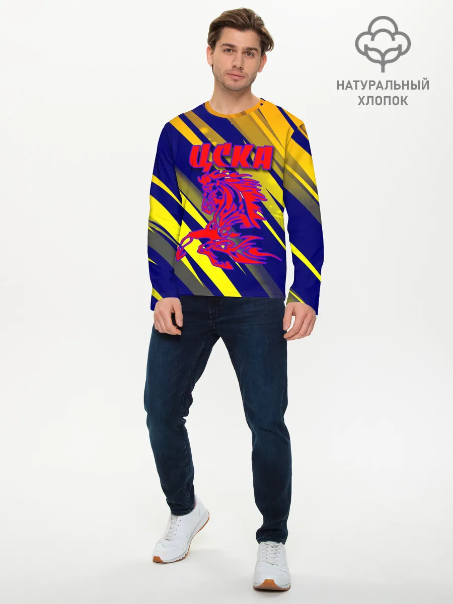 Мужской лонгслив базовый / CSKA | ЦСКА