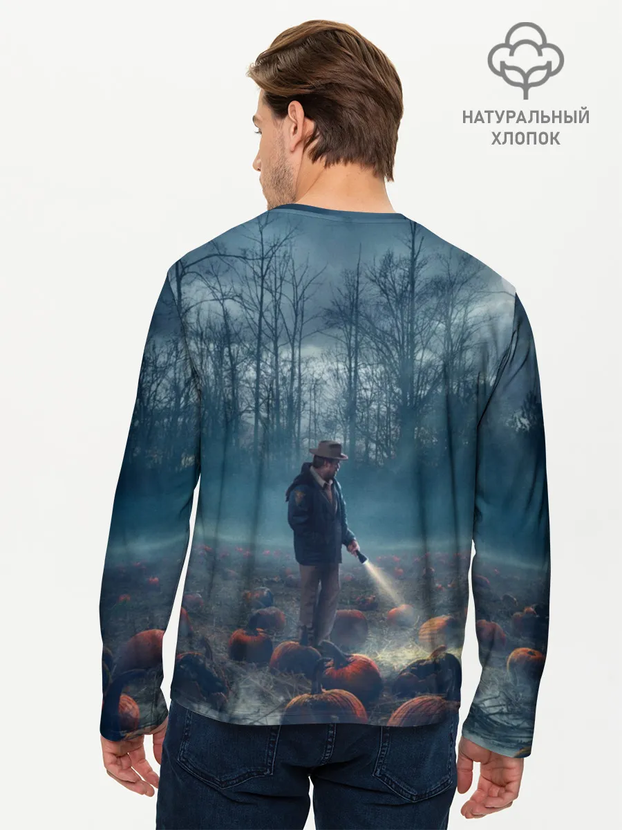 Мужской лонгслив базовый / Stranger Things