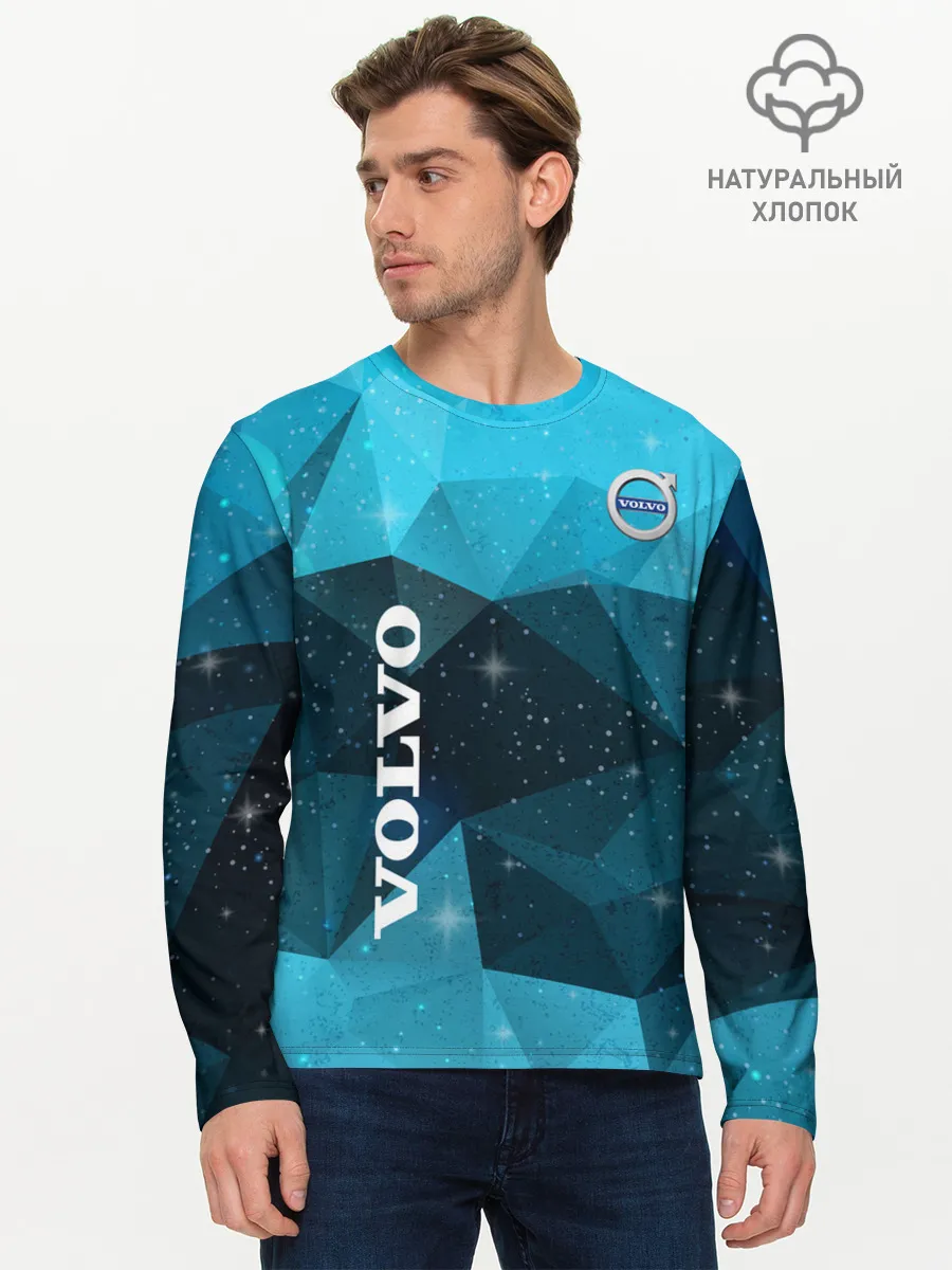 Мужской лонгслив базовый / Volvo