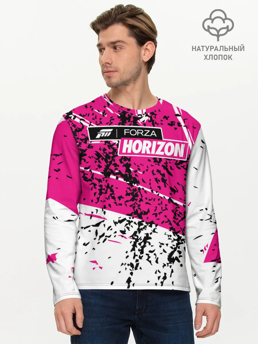 Мужской лонгслив базовый / Forza Horizon