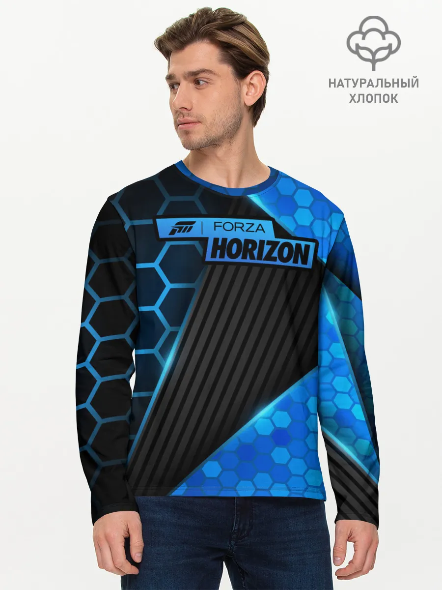 Мужской лонгслив базовый / Forza Horizon