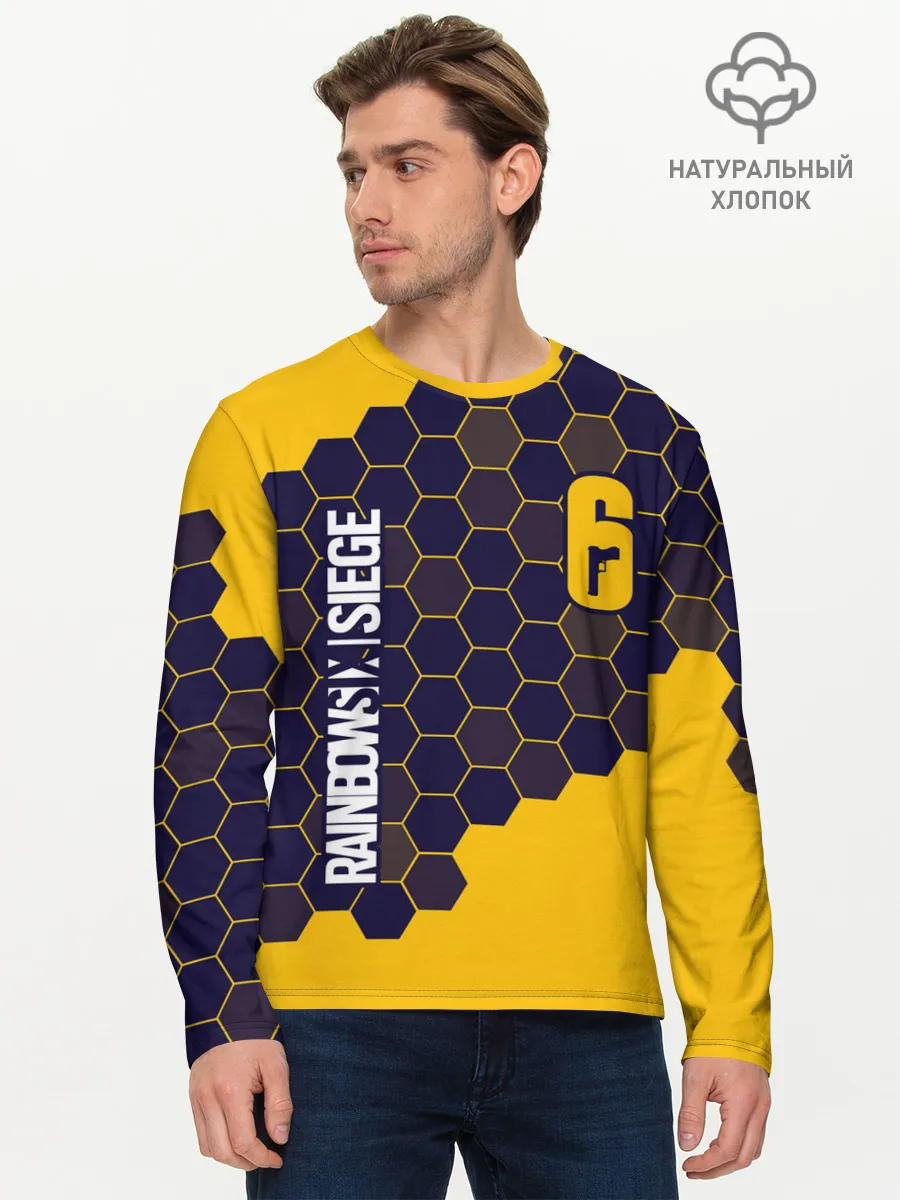 Мужской лонгслив базовый / RAINBOW SIX SIEGE / РАДУГА 6