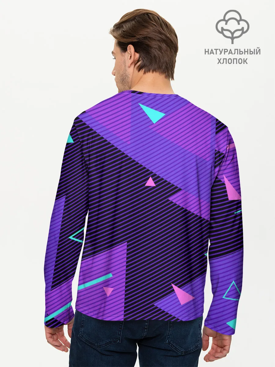 Мужской лонгслив базовый / ГЕОМЕТРИЯ