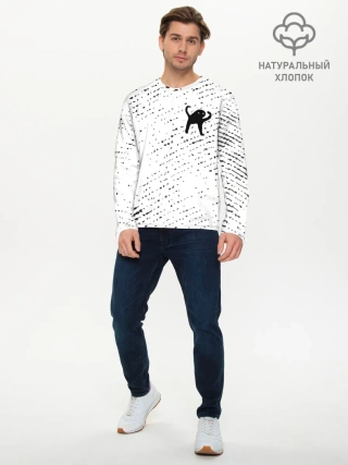 Мужской лонгслив базовый / ЪУЪ СЪУКА