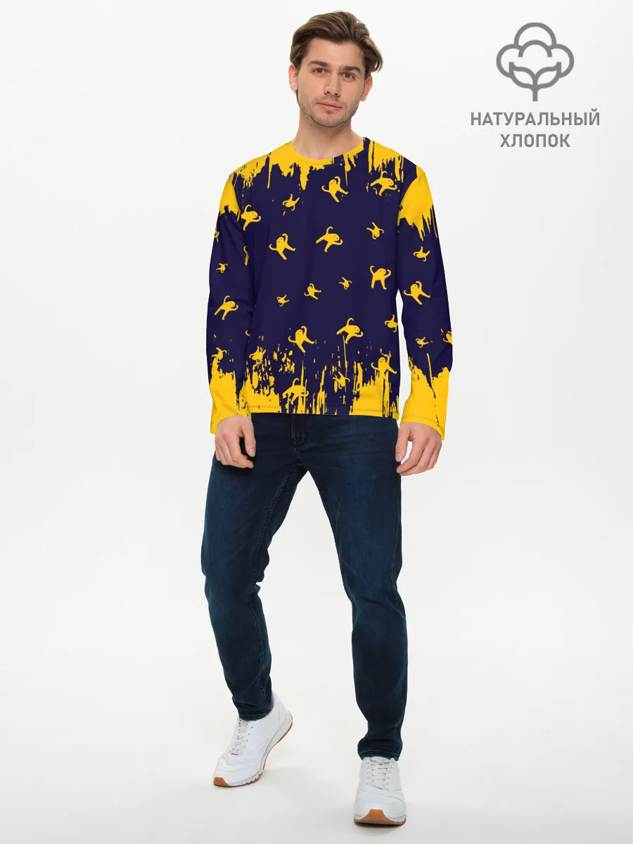 Мужской лонгслив базовый / ЪУЪ СЪУКА