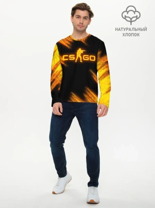 Мужской лонгслив базовый / COUNTER STRIKE