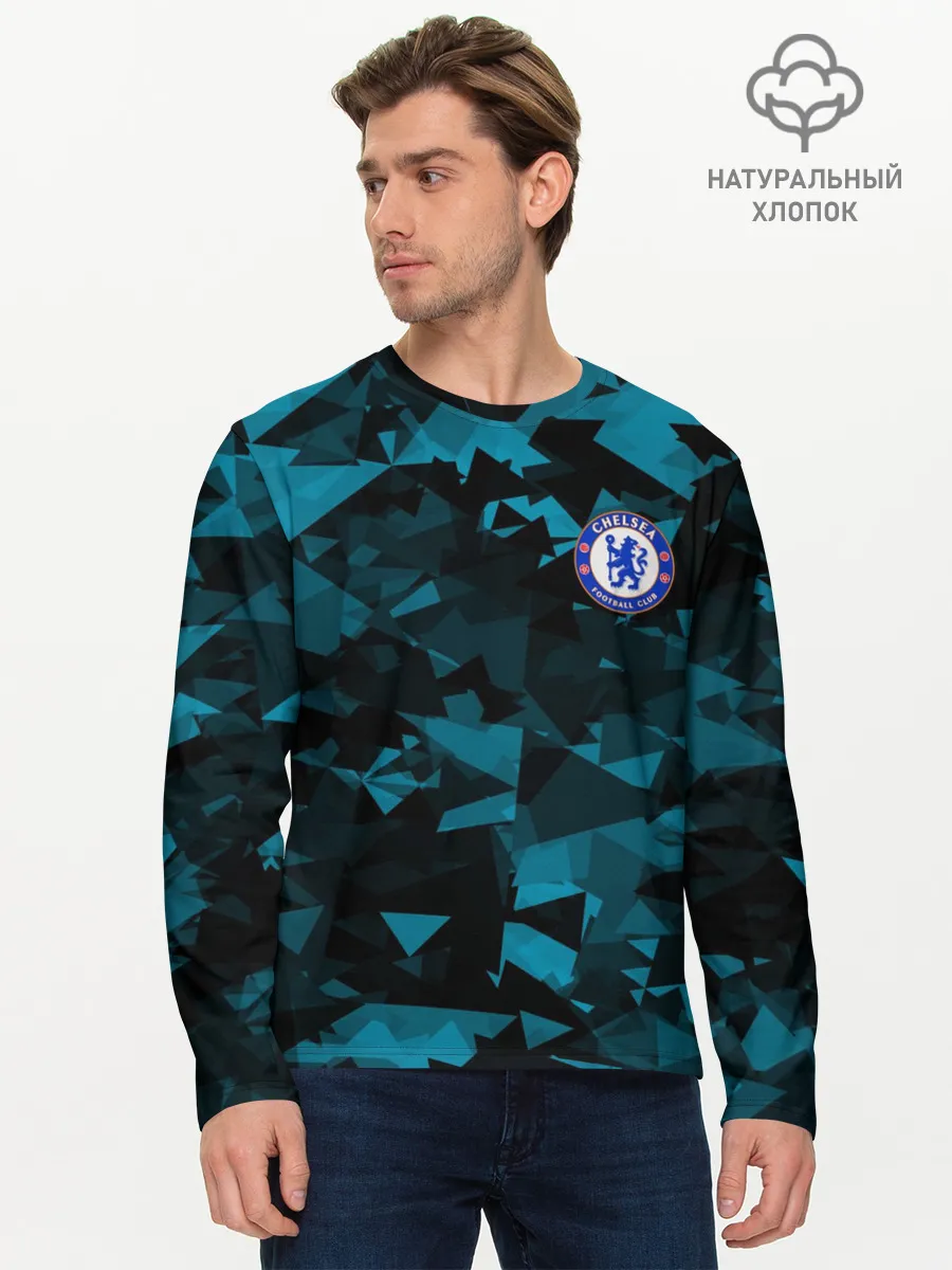 Мужской лонгслив базовый / Chelsea | Челси