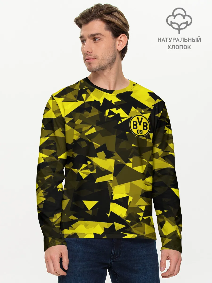 Мужской лонгслив базовый / Borussia | Боруссия
