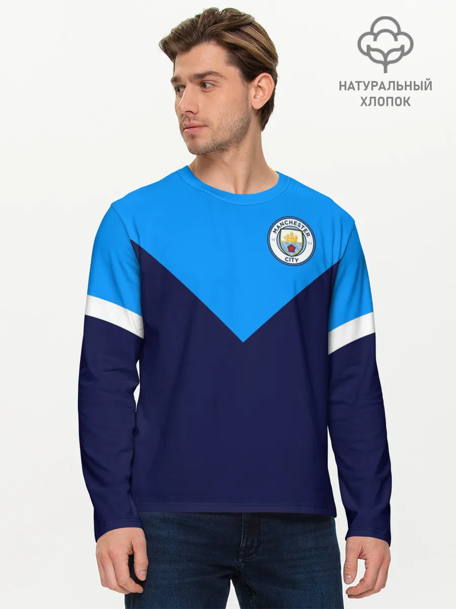 Мужской лонгслив базовый / MANCHESTER CITY