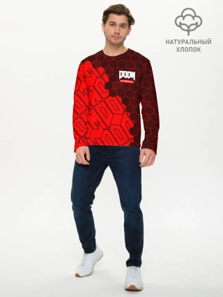 Мужской лонгслив базовый / DOOM ETERNAL / ДУМ ЭТЕРНАЛ