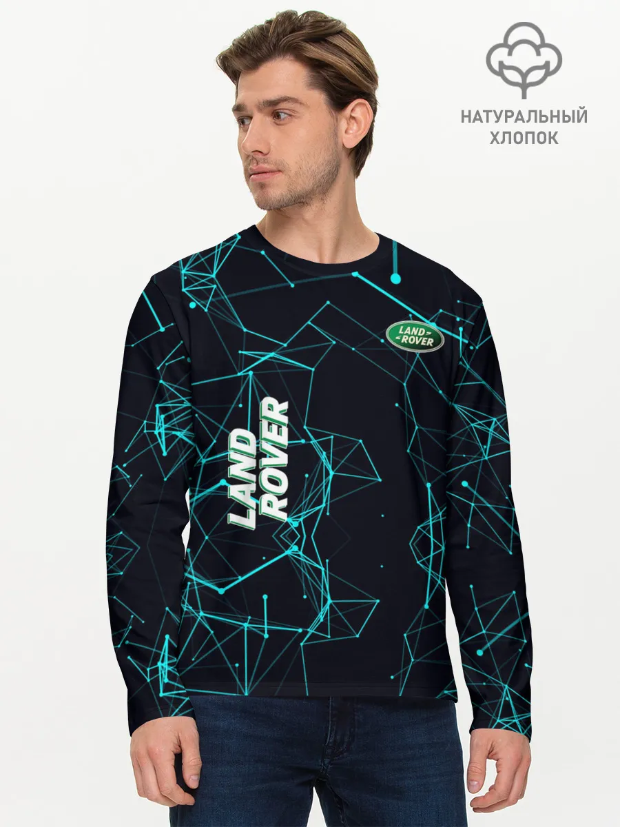 Мужской лонгслив базовый / Land Rover