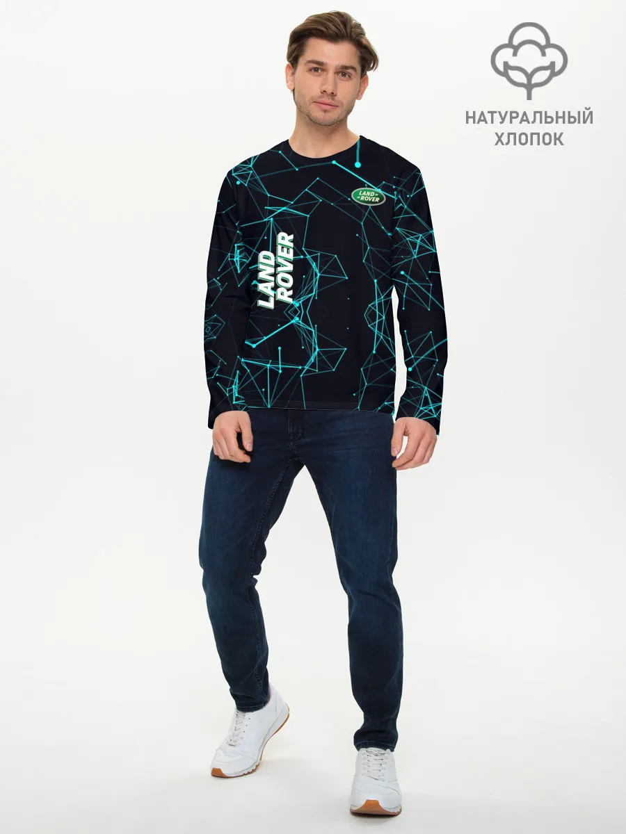 Мужской лонгслив базовый / Land Rover