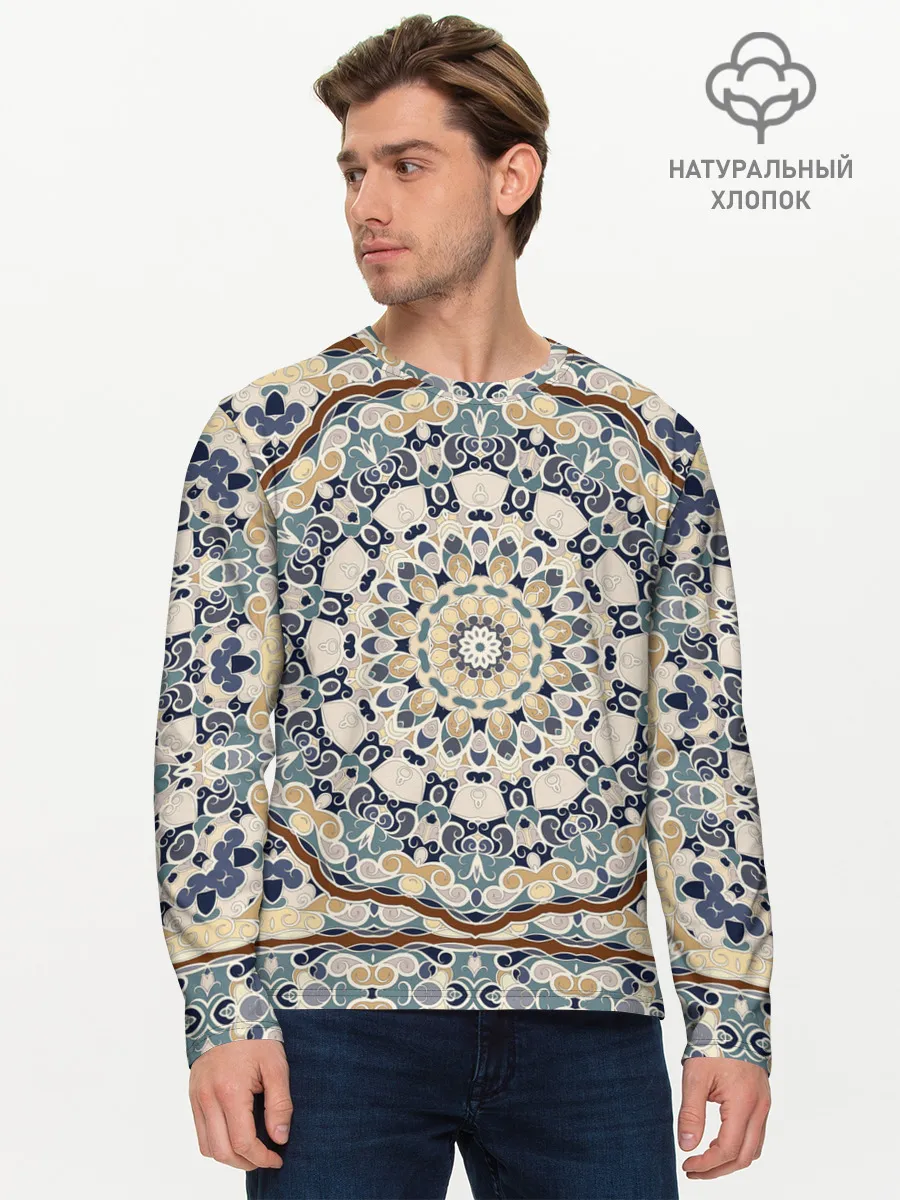 Мужской лонгслив базовый / Ковер