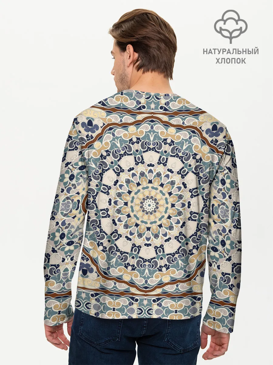 Мужской лонгслив базовый / Ковер