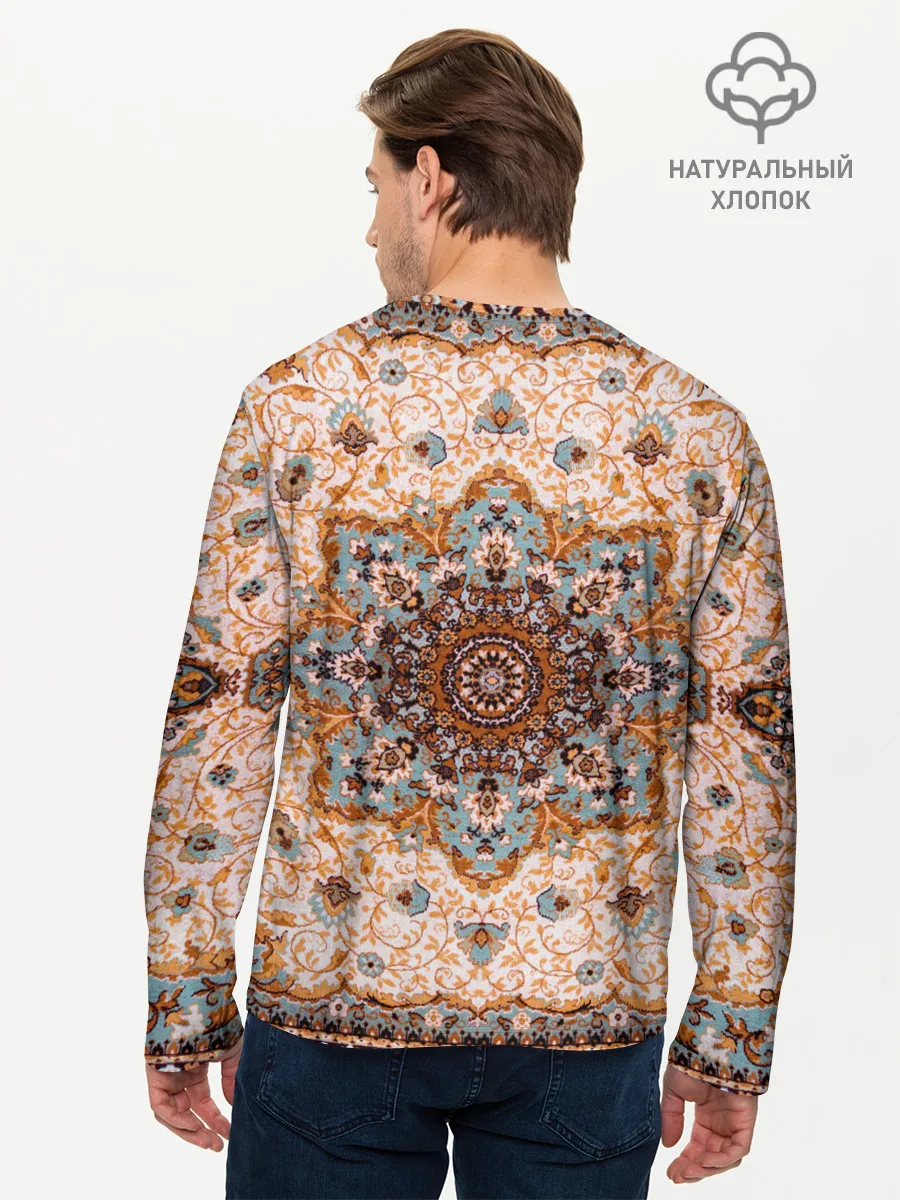 Мужской лонгслив базовый / Старый ковер