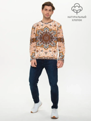 Мужской лонгслив базовый / Старый ковер