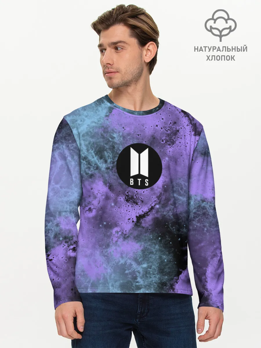 Мужской лонгслив базовый / BTS