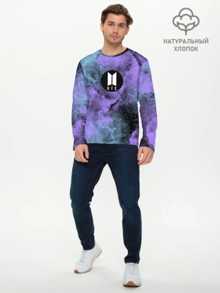Мужской лонгслив базовый / BTS