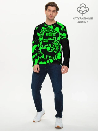 Мужской лонгслив базовый / Five Nights at Freddy