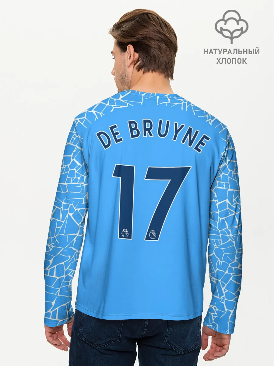 Мужской лонгслив базовый / Кевин Де Брёйне 20/21 Форма