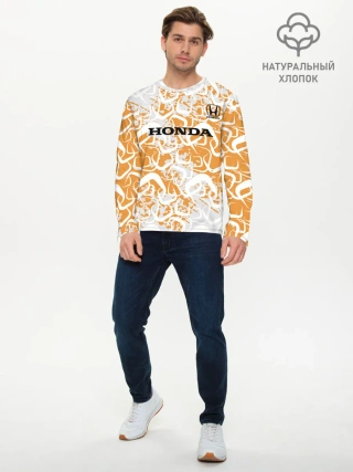 Мужской лонгслив базовый / Honda