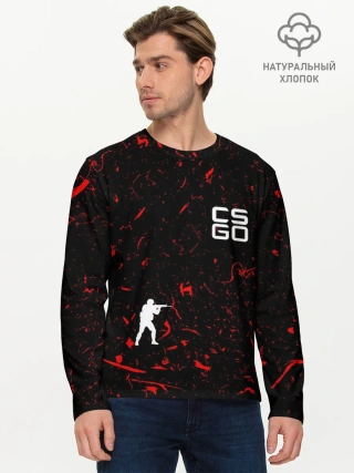 Мужской лонгслив базовый / COUNTER STRIKE