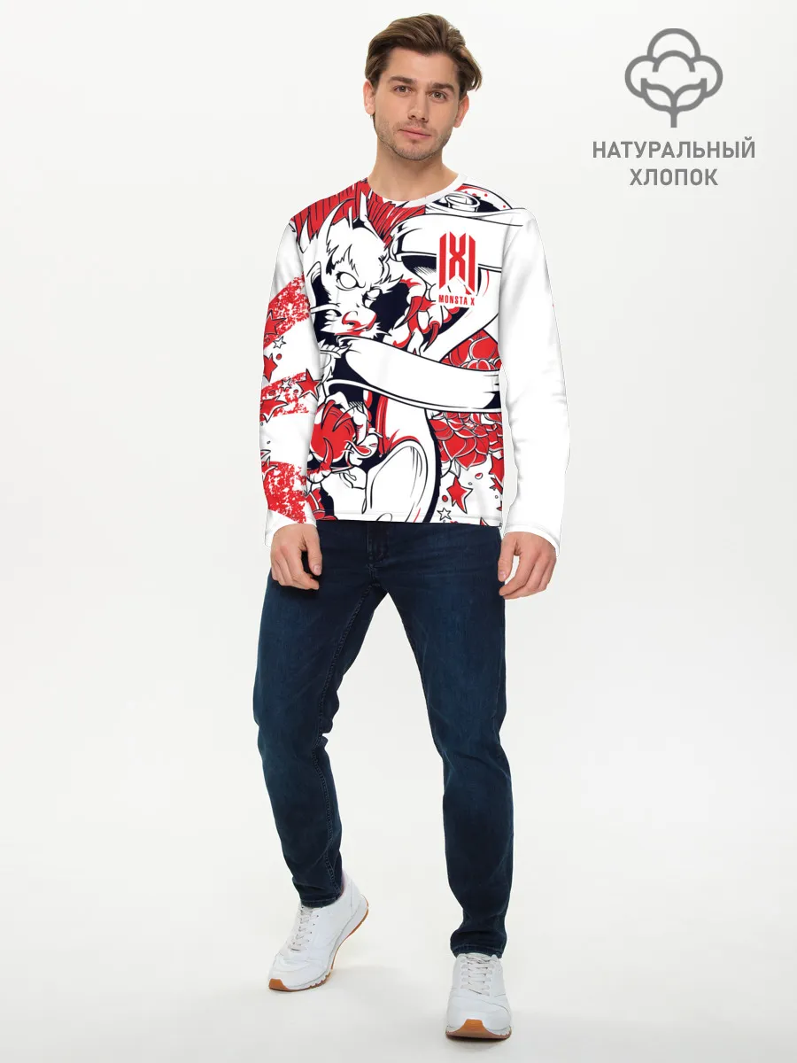 Мужской лонгслив базовый / Monsta X