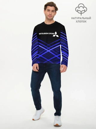 Мужской лонгслив базовый / MITSUBISHI