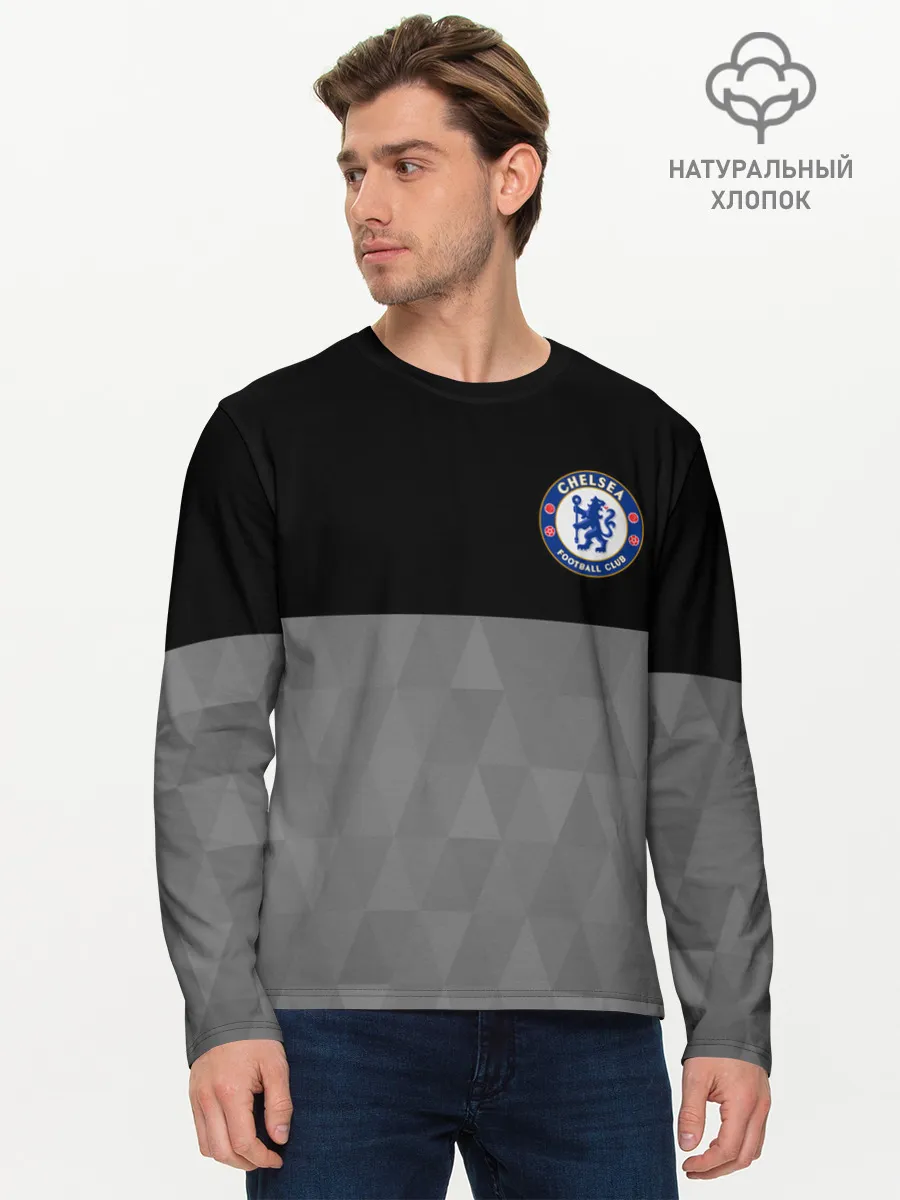 Мужской лонгслив базовый / Chelsea London