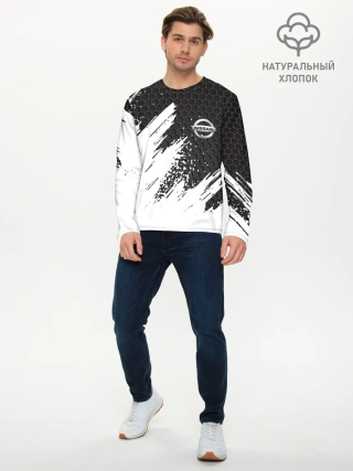 Мужской лонгслив базовый / NISSAN