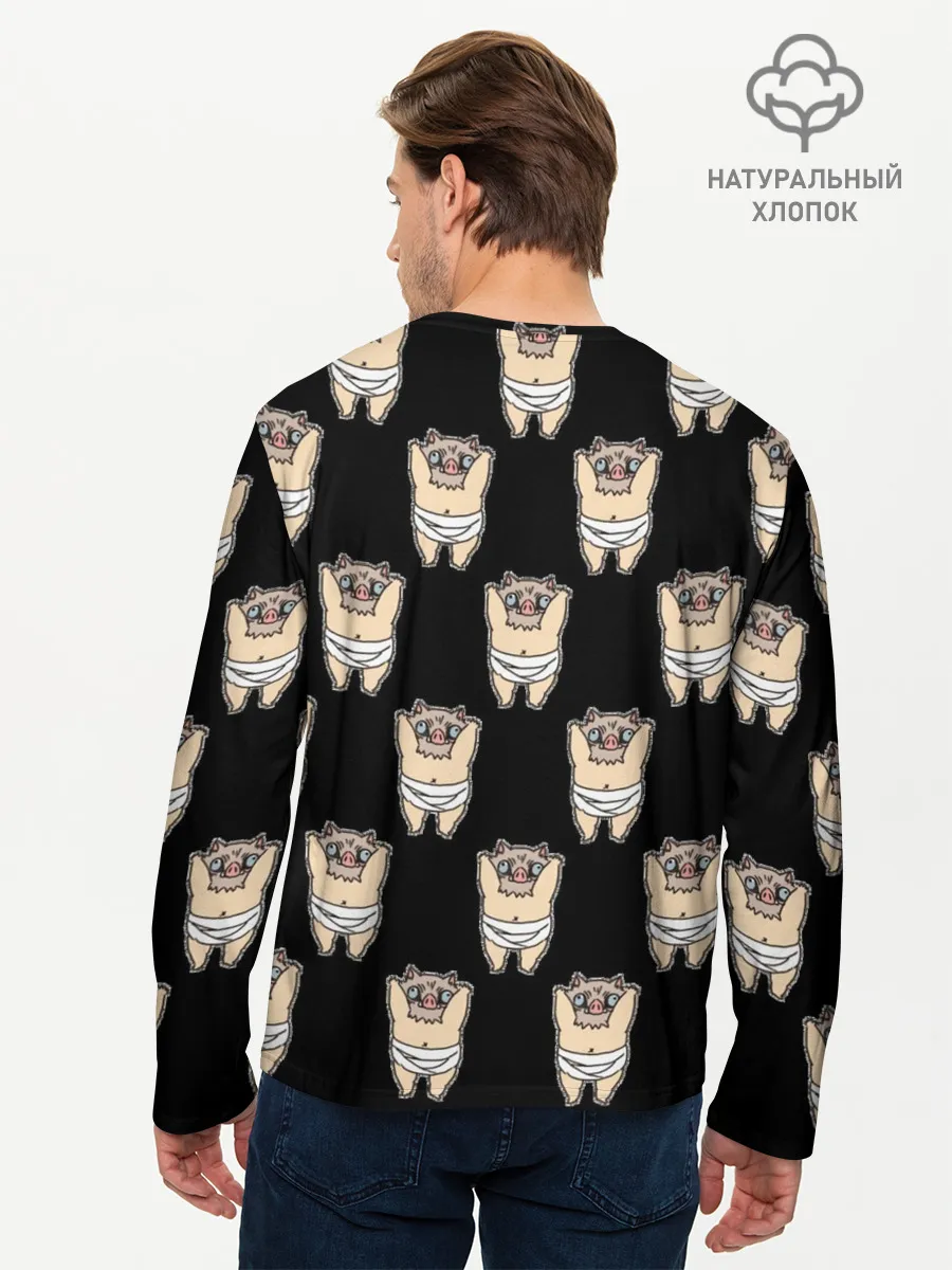 Мужской лонгслив базовый / Иноске