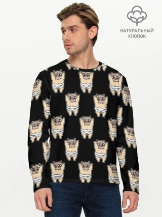 Мужской лонгслив базовый / Иноске